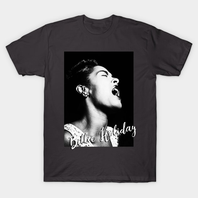 Billie Holiday T-Shirt by Cisne Negro